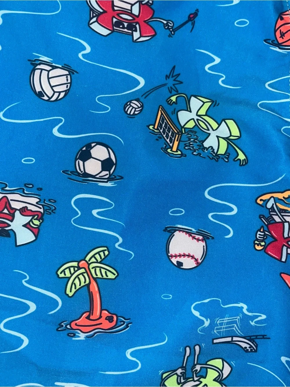 Under Armour Blue Sports Football Basketball  Swim Lined Trunks NWT Boys 6
